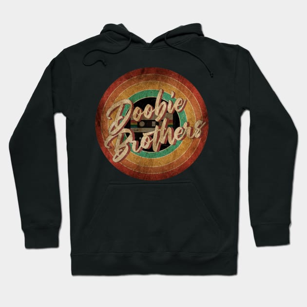 Doobie Brothers Vintage Circle Art Hoodie by antongg